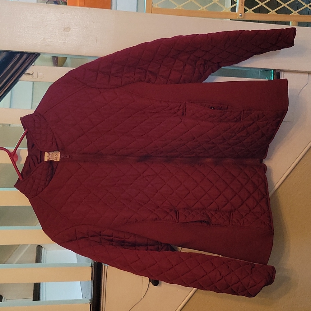 Faded Glory Jacket size 18/20 Burgundy